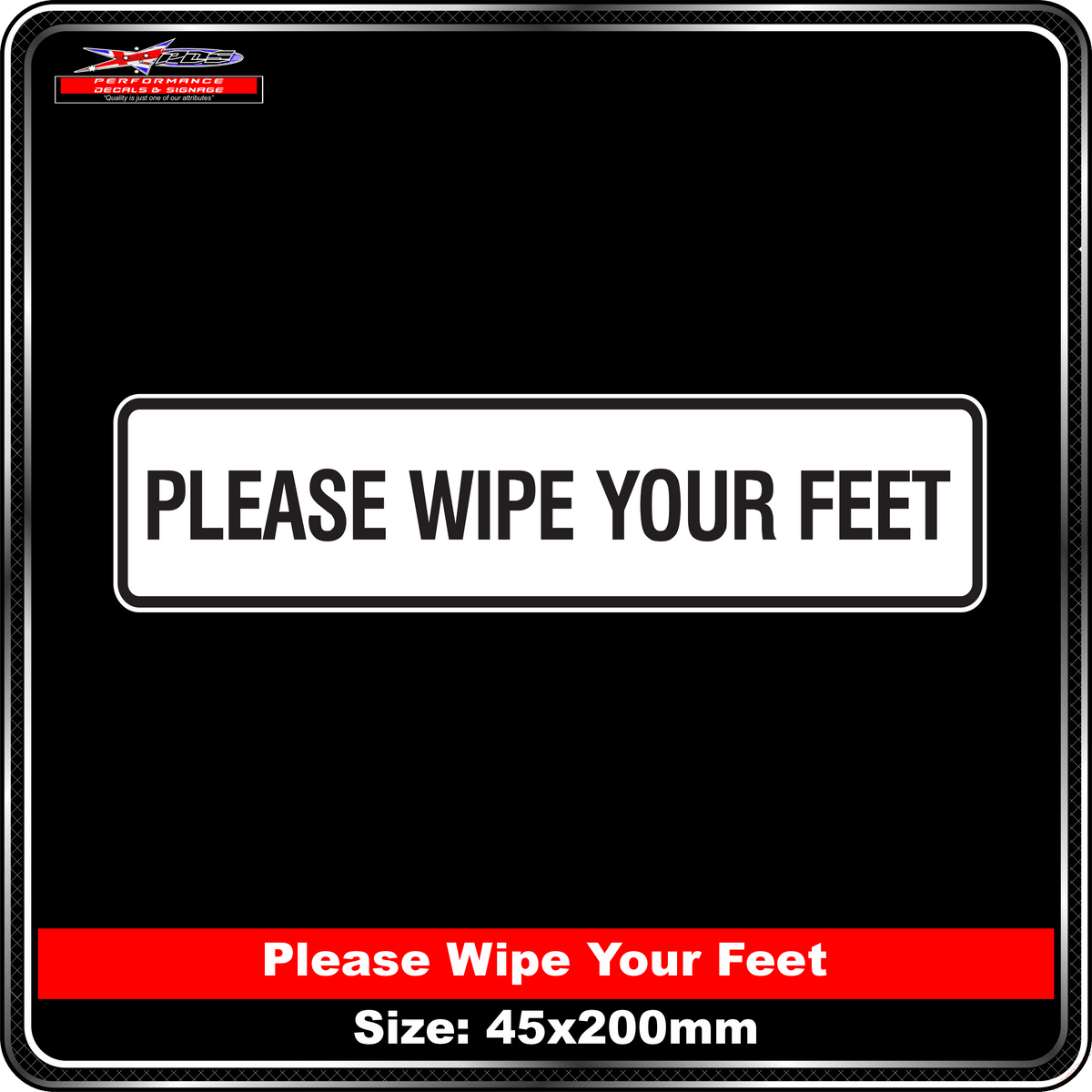 Please Wipe Your Feet