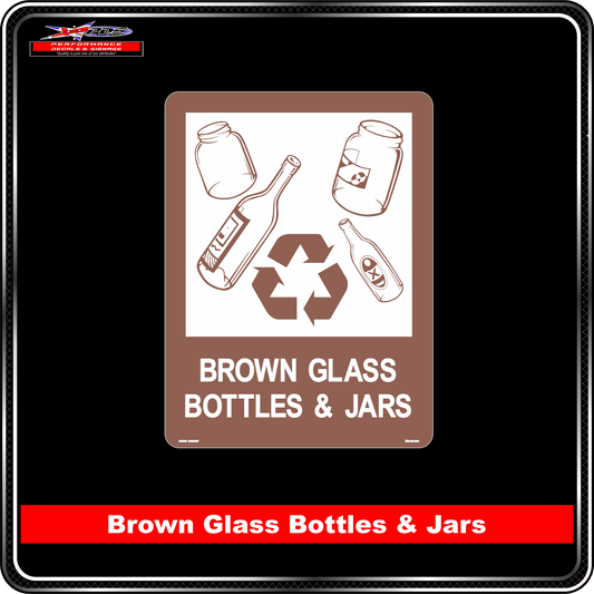 Brown Glass Bottles & Jars