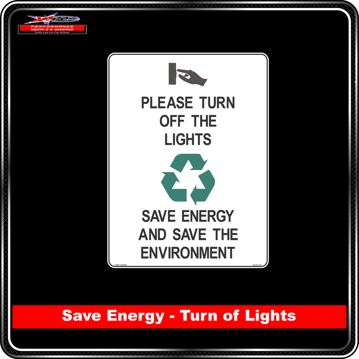 Please Turn Off Lights, Save Energy & Save Environment