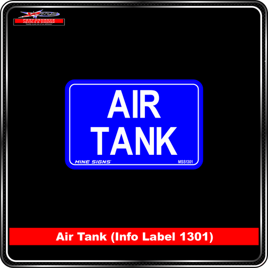 Air Tank (Info Label 1301) 80 x 125 mm