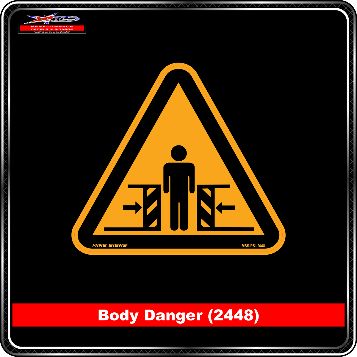 Body Danger (Pictogram 2448)