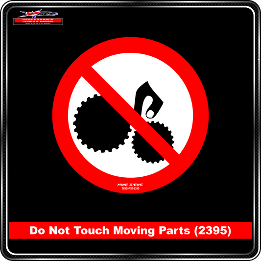Do Not Touch Moving Parts (Pictogram 2395)