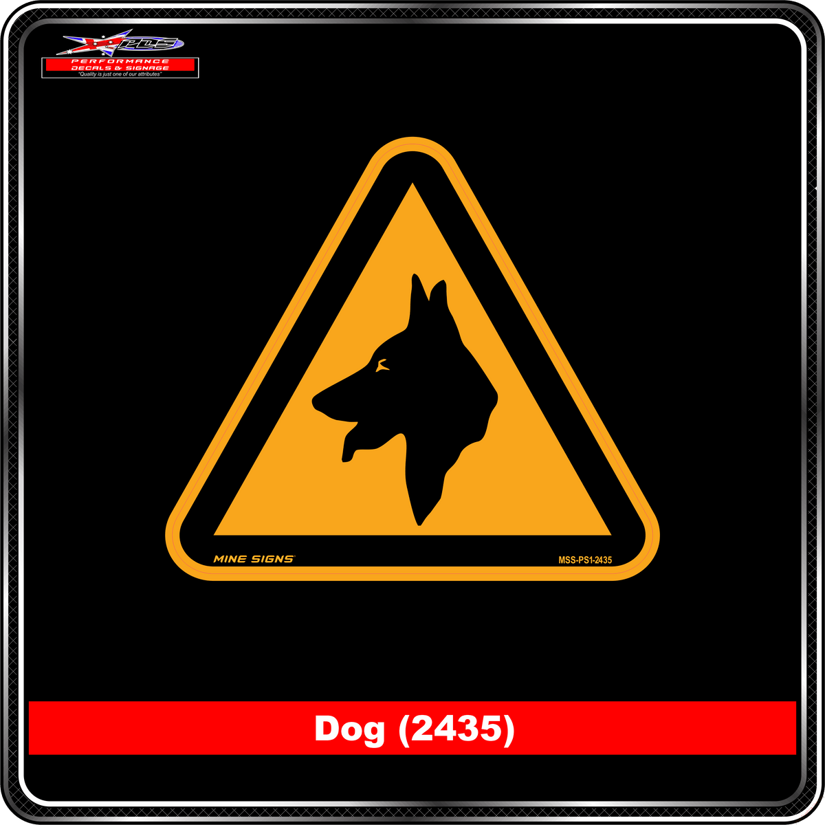 Dog (Pictogram 2435)