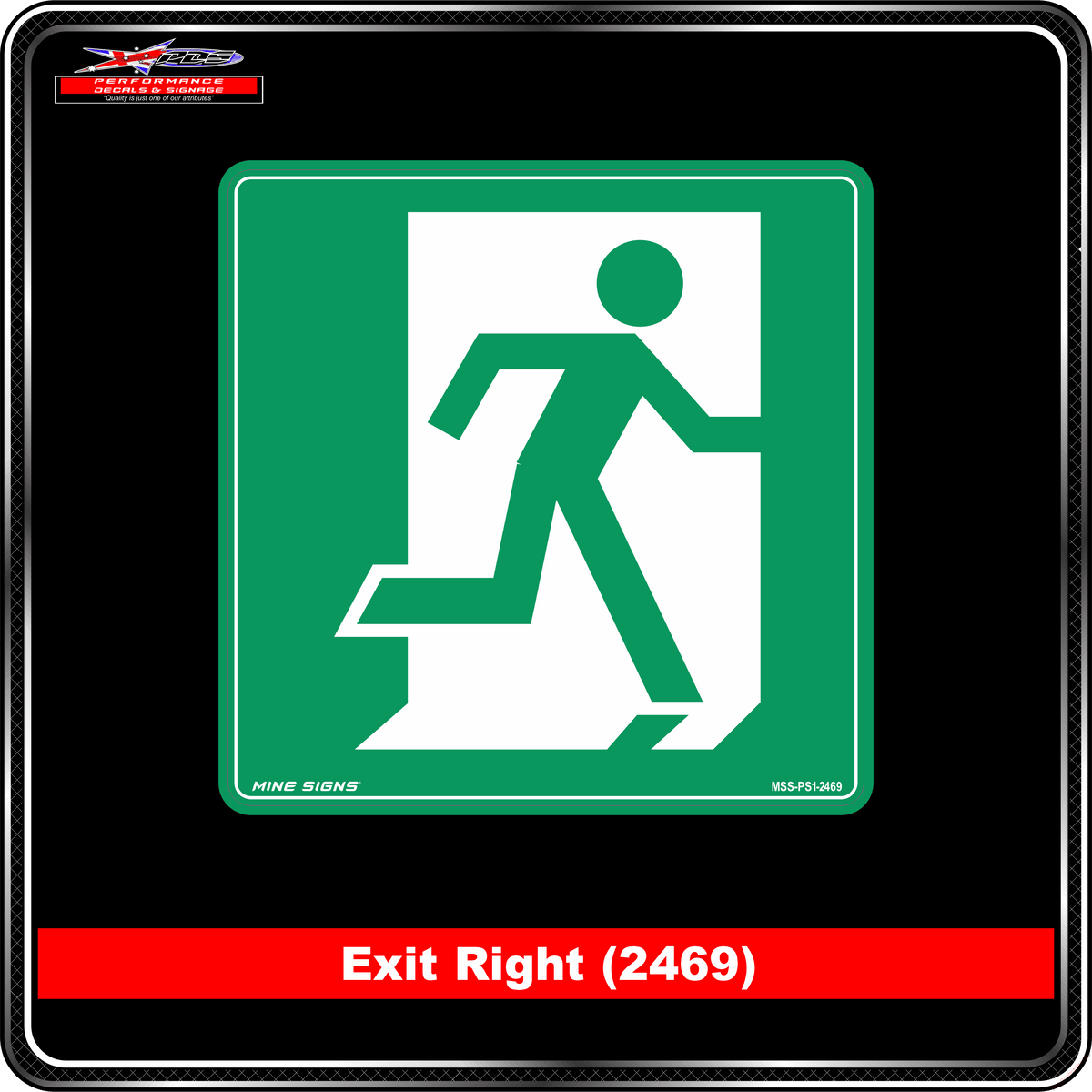 Exit Right (Pictogram 2469)