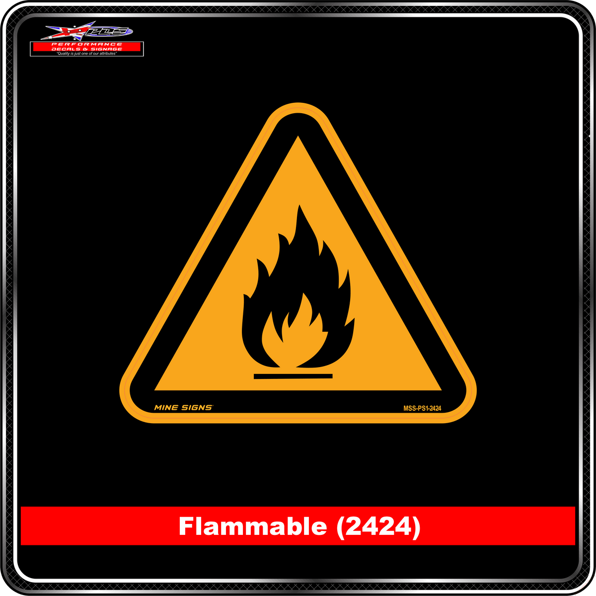 Flammable (Pictogram 2424)