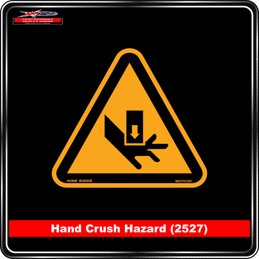 Hand Crush Hazard (Pictogram 2527)