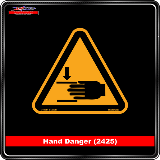 Hand Danger (Pictogram 2425)