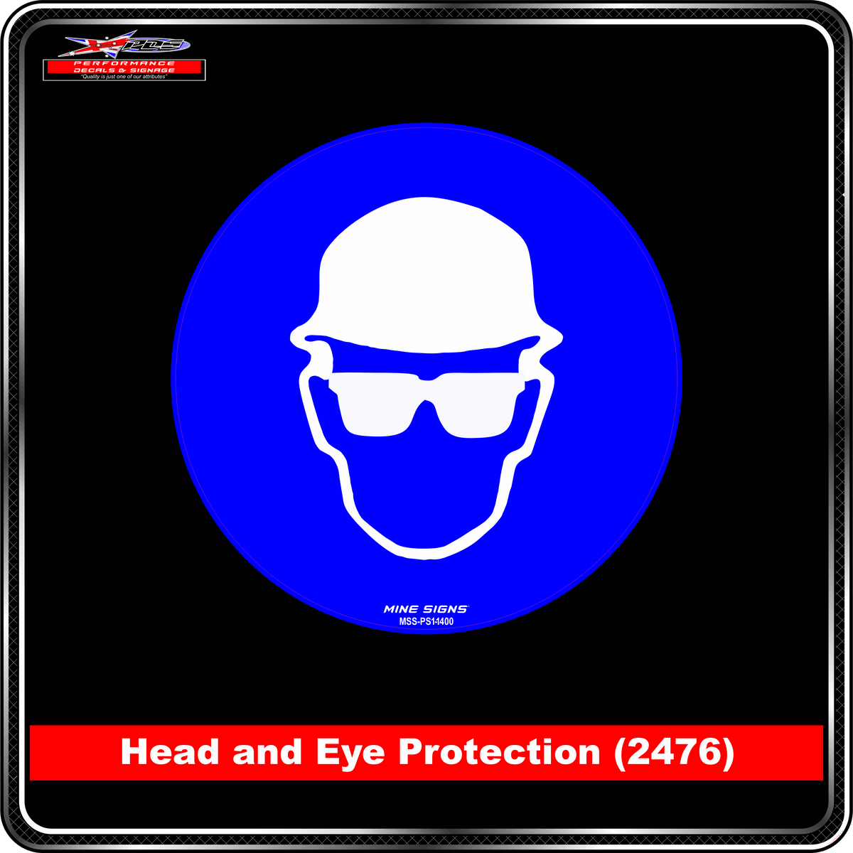 Head & Eye Protection (Pictogram 2476)