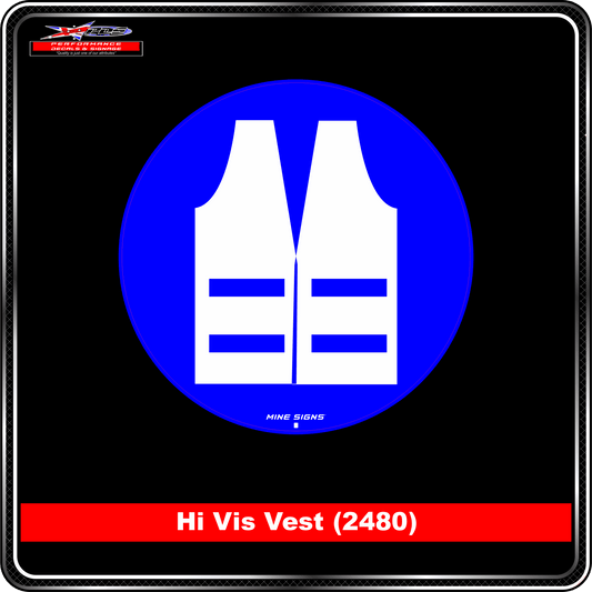 High Vis Vest (Pictogram 2480)