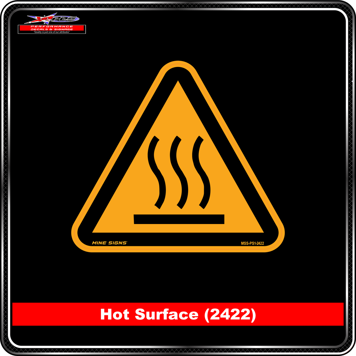 Hot Surface (Pictogram 2422)