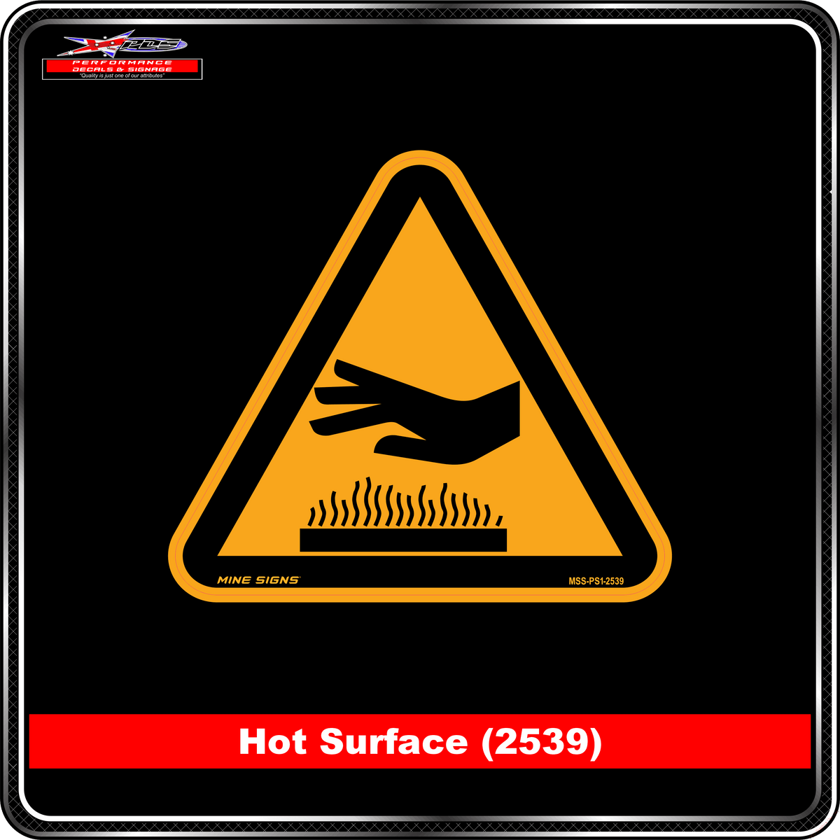 Hot Surface (Pictogram 2539)