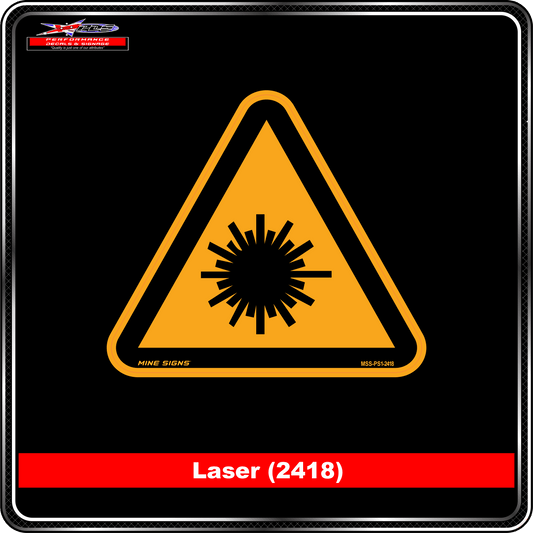 Laser (Pictogram 2418)