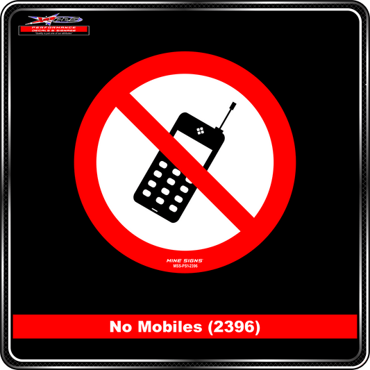 No Mobiles (Pictogram 2396)