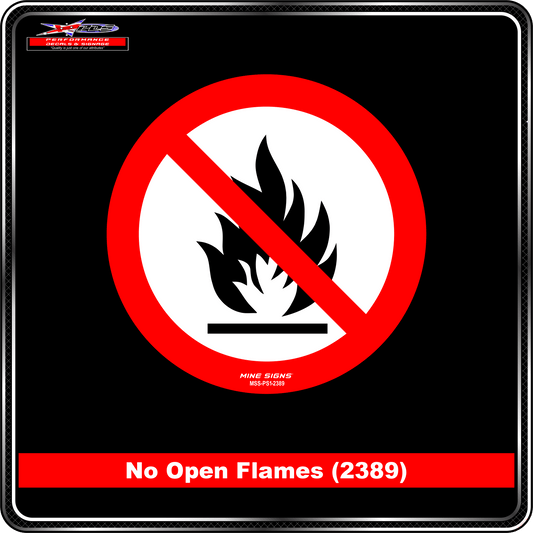 No Open Fires (2389) Sign
