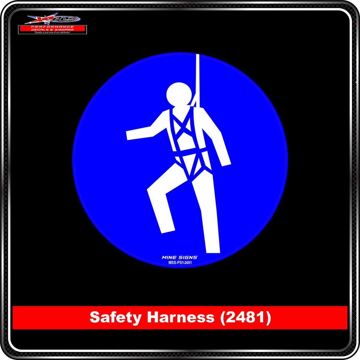 Safety Harness (Pictogram 2481)