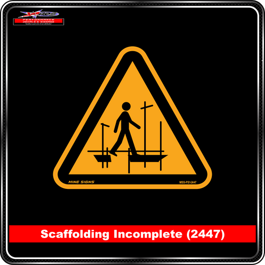 Scaffolding Incomplete (Pictogram 2447)
