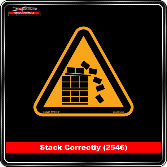 Stack Correctly (Pictogram 2546)