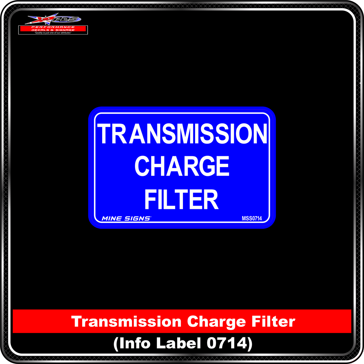Transmission Charge Filter (Info Label 0714)