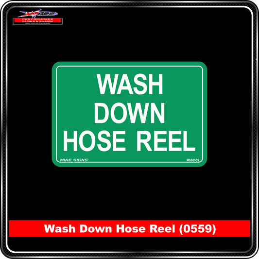 Wash Down Hose Reel (Info Label 0559)