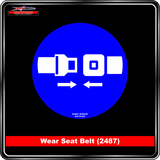 Wear Seat Belt (Pictogram 2487)