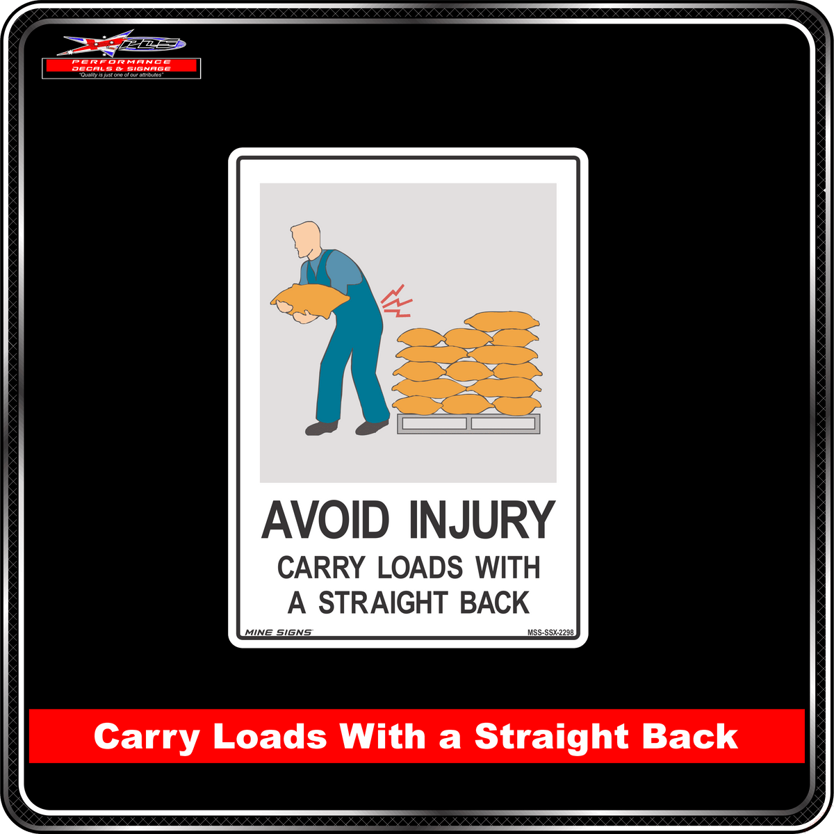 Avoid Injury Carry Loads With a Straight Back