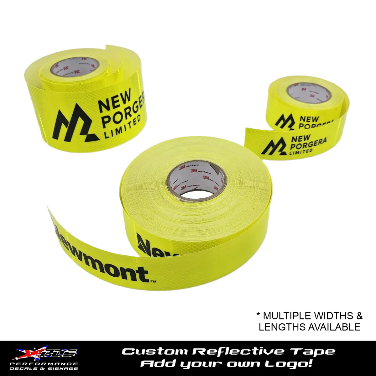 3M Custom Reflective Tape with Logo - Add Your Logo!