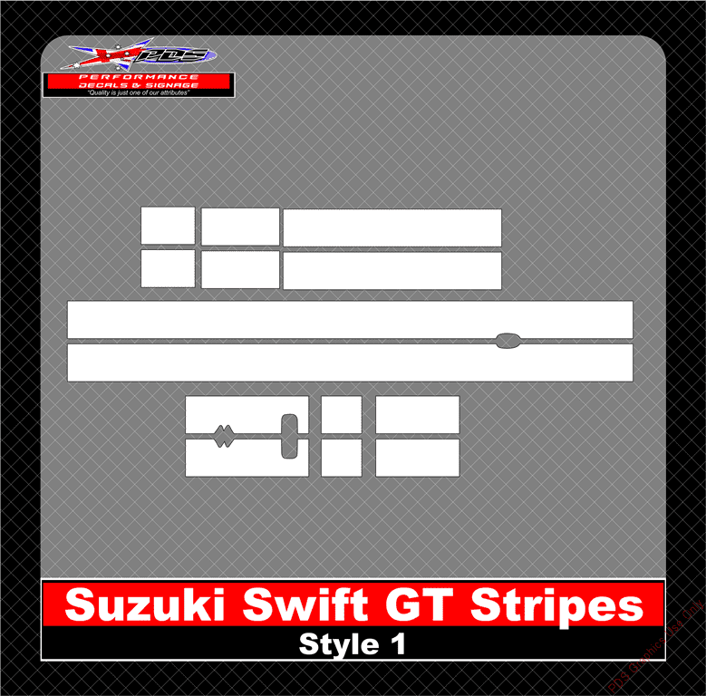 Suzuki Swift GT Stripes (Style 1)
