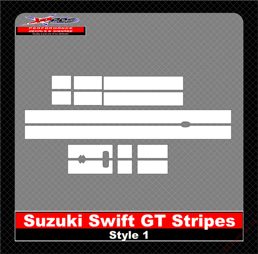 Suzuki Swift GT Stripes (Style 1)