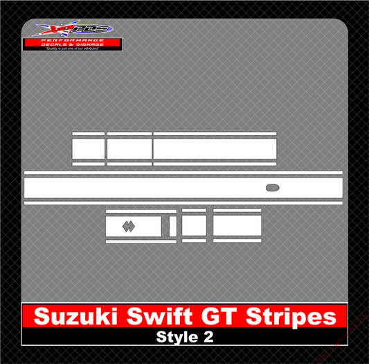 Suzuki Swift GT Stripes (Style 2)