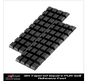 3M Tapered Square PUR Self Adhesive Feet