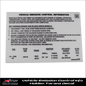 Holden Torana LH - Vehicle Emission Control Information Sticker