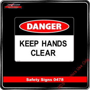 Danger 0478 PDS Keep hands clear