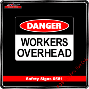 Danger 0581 PDS workers overheaf