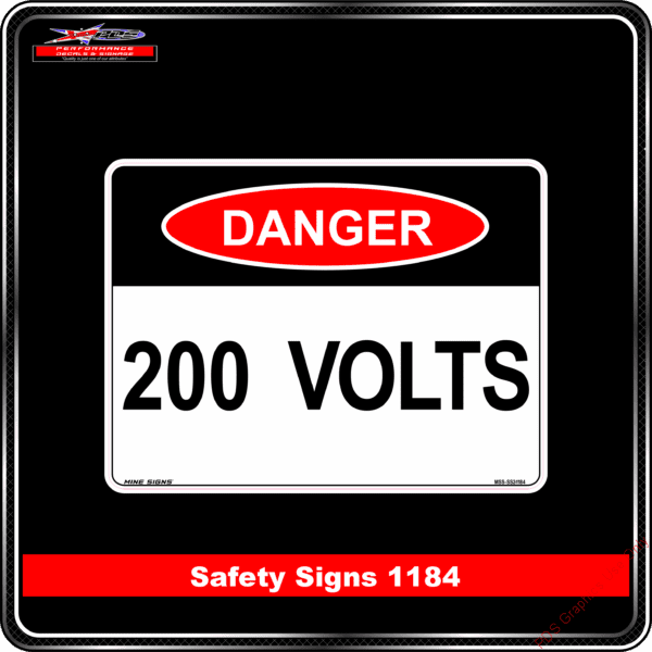 Danger 1184 PDS 200 volts