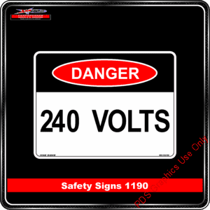 Danger 1190 PDS 240 volts