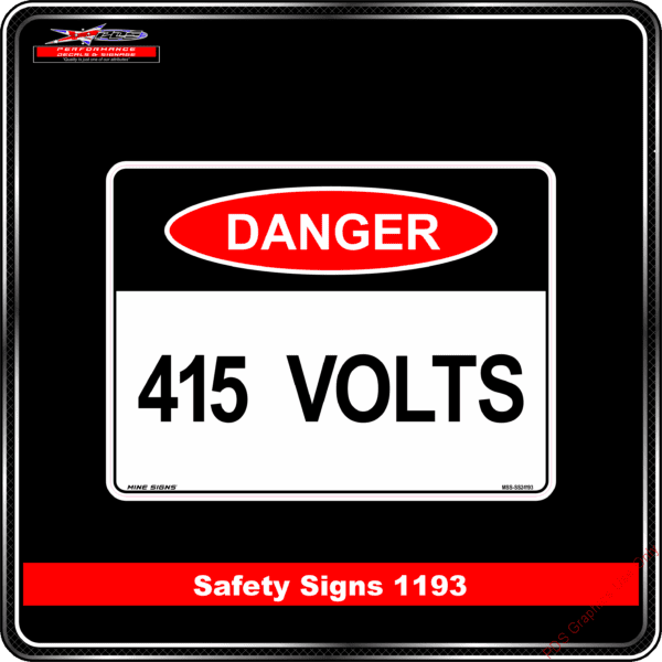 Danger 1193 PDS 415 volts