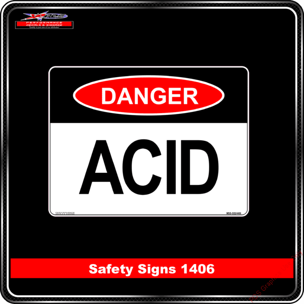 Danger 1406 PDS acid