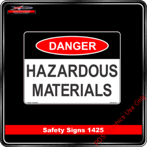 Danger 1425 PDS Hazardous Materials
