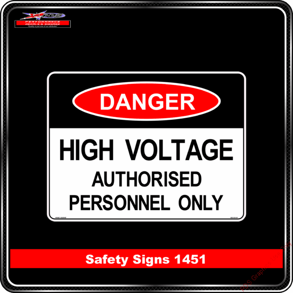 Danger 1451 PDS High Voltage