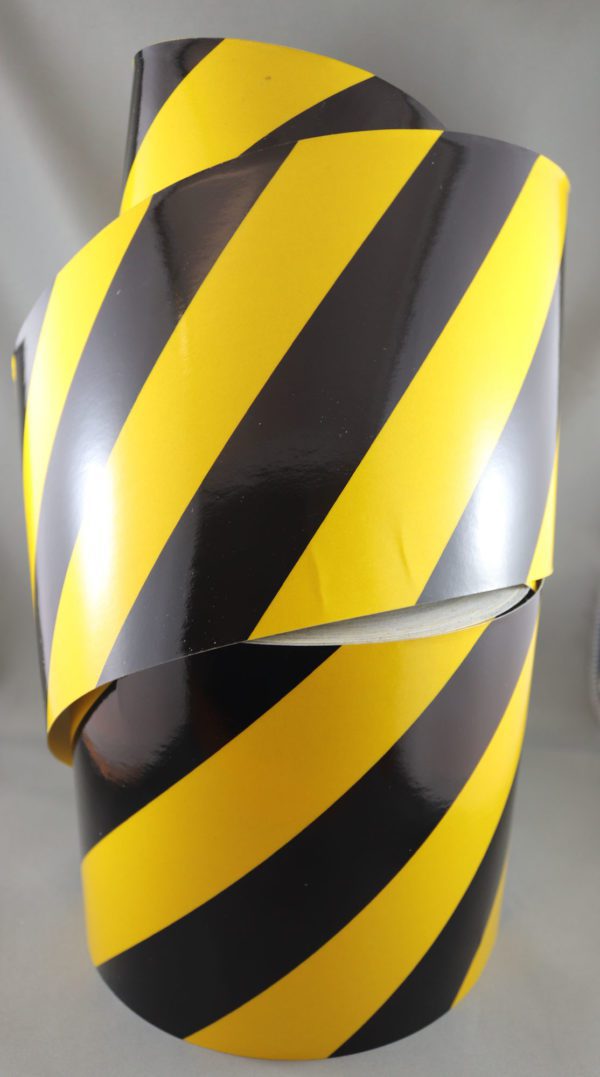 3M Yellow/Black Class 2 (3200 Series) Reflective Tape - RIGHT