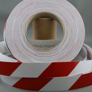 3M 3200 Series Red White Reflective Tape 25mm