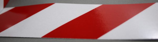 3M 3200 Series Red White Reflective Tape 50mm