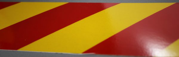 3M 3200 Series Yellow Red Reflective Tape 75mm