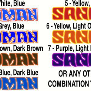 sandman decal colour variations