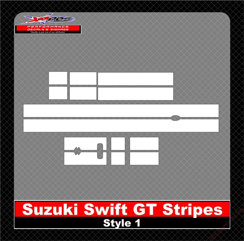 Suzuki Swift 1 gt stripes