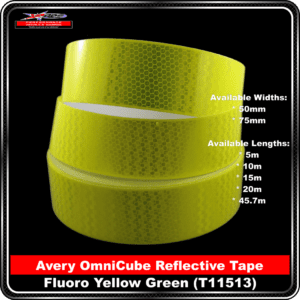 Avery Fluoro Yellow Green (T11513) OmniCube Class 1 Reflective Tape