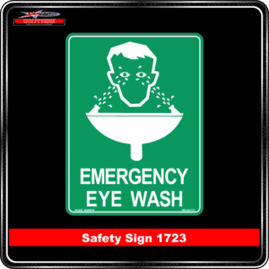 Emergency Eye Wash (Safety Sign 1723)