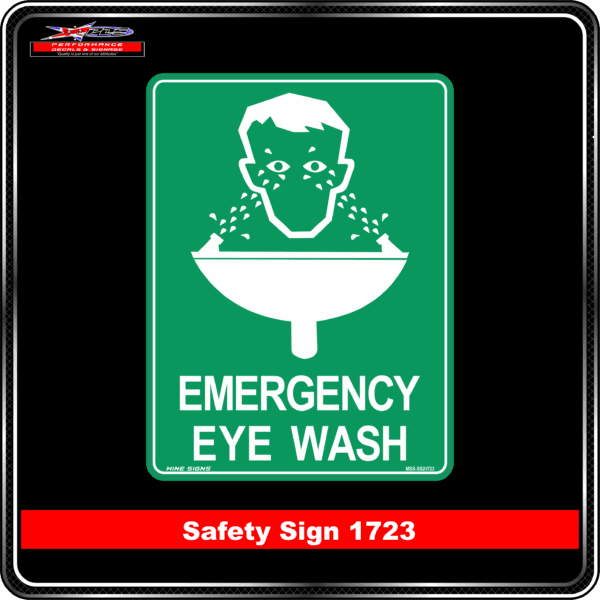 Emergency Eye Wash (Safety Sign 1723)