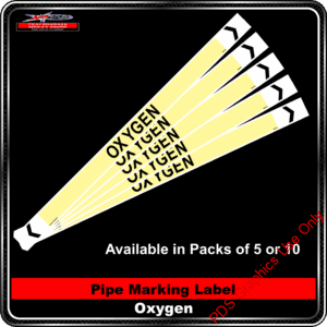Pipe Markers - Oxygen