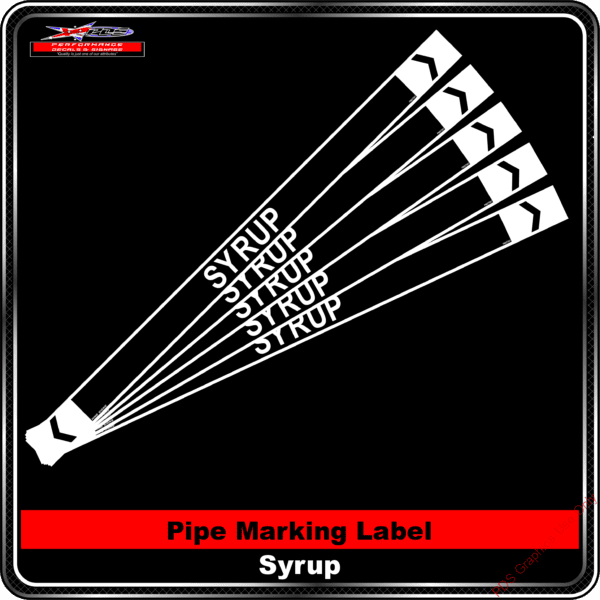 Pipe Markers - Syrup